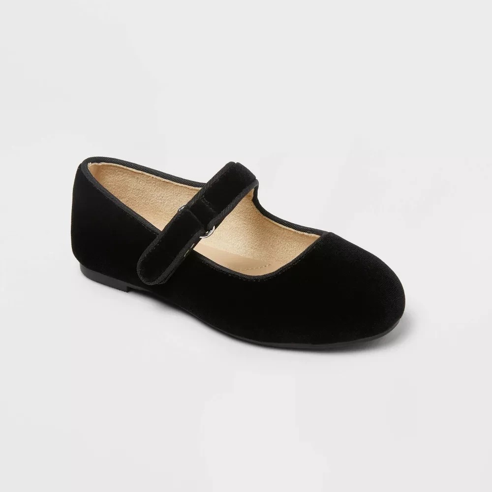 Baby‎ Girls Flats by Cat & Jack Addy Black Size 5 New With Tags